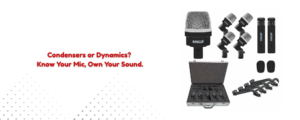 Professional drum microphone set for live/studio